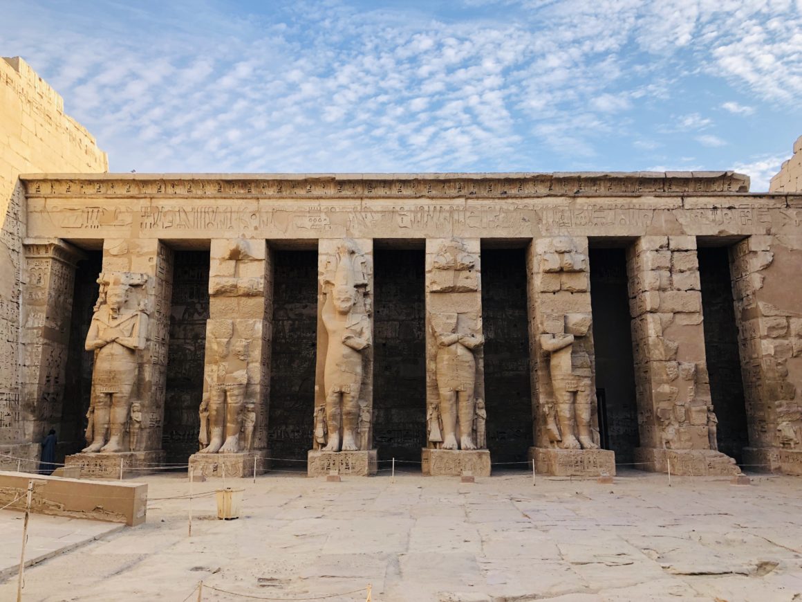 Ramses III temple - nile river