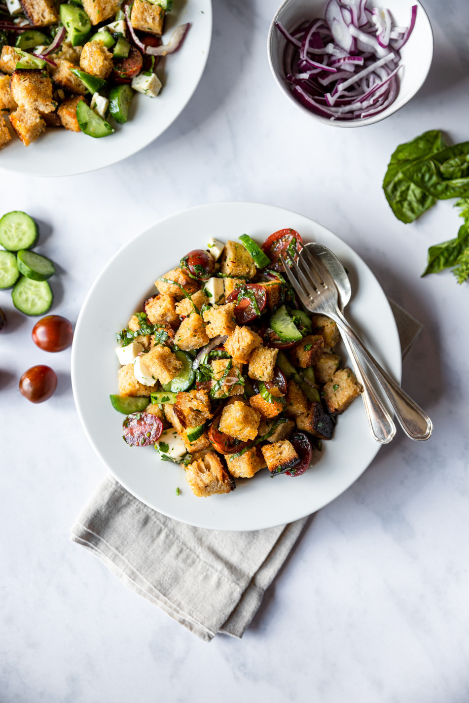 Panzanella Recipe, bread salad