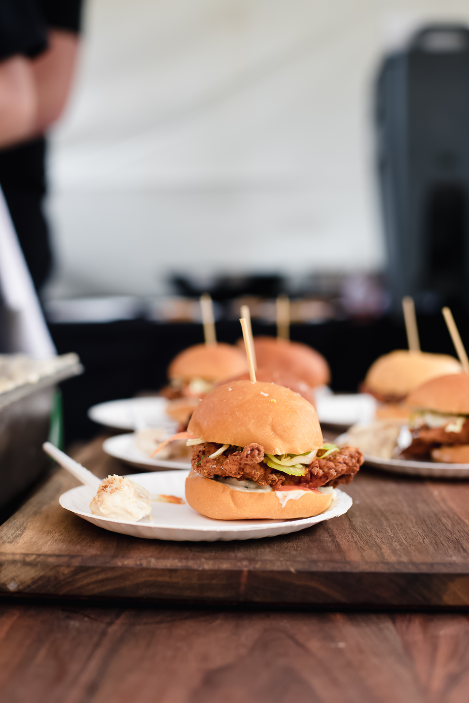 Buffalo Chicken Slider at devour culinary classic