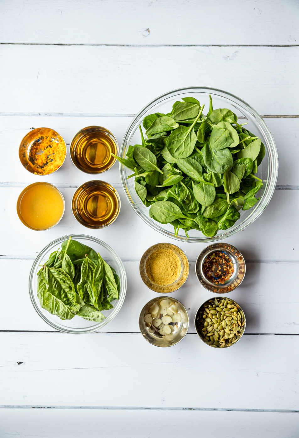 ingredients for one-pot vegan pasta