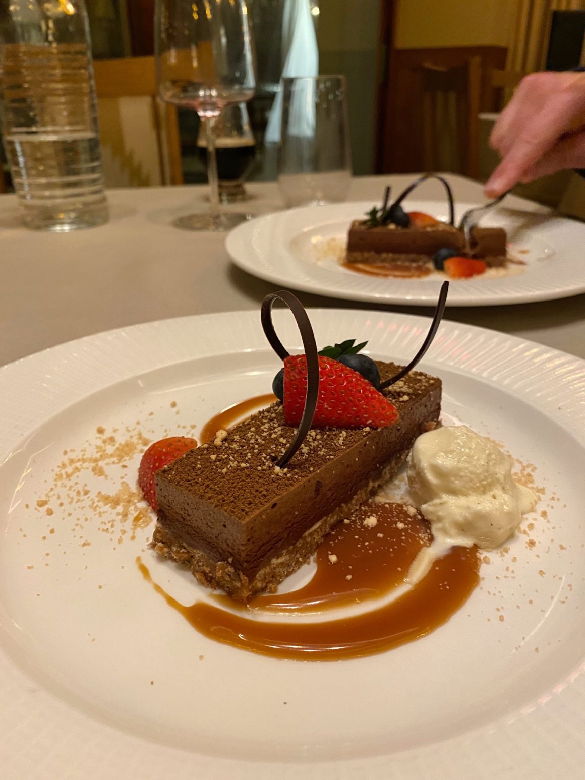 dessert at castle hot springs resort