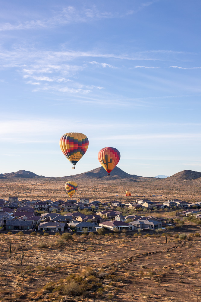 the hot air balloon experience