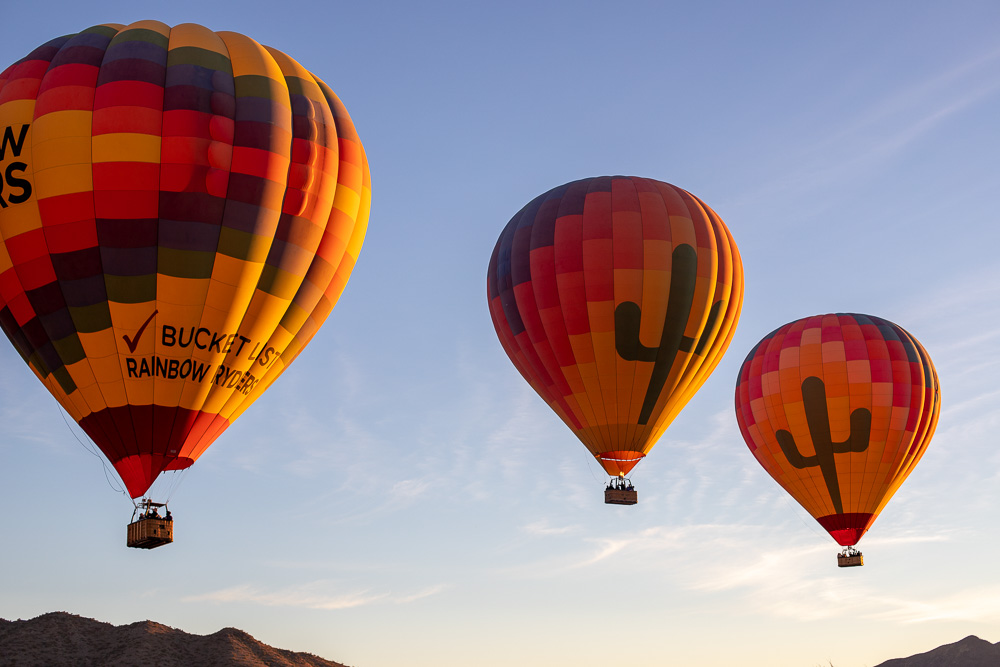 my hot air balloon experience in Arizona