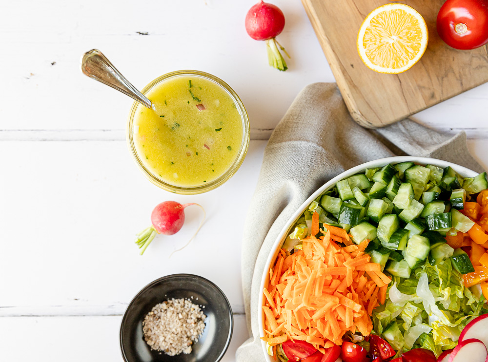 champagne vinaigrette with fresh herbs