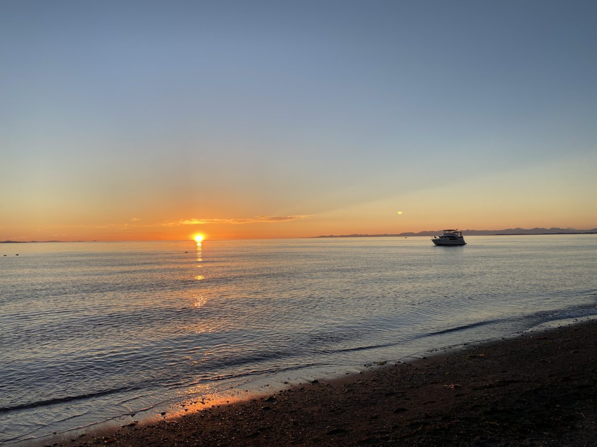 lummi island sunset