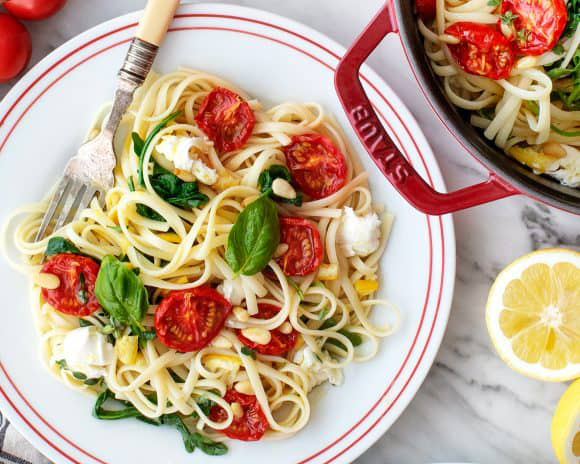 last minute dinner ideas, linguine pasta