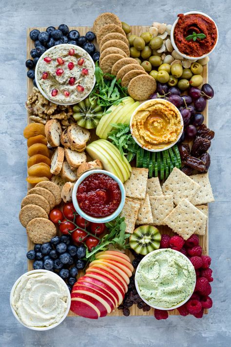 vegan charcuterie board idea