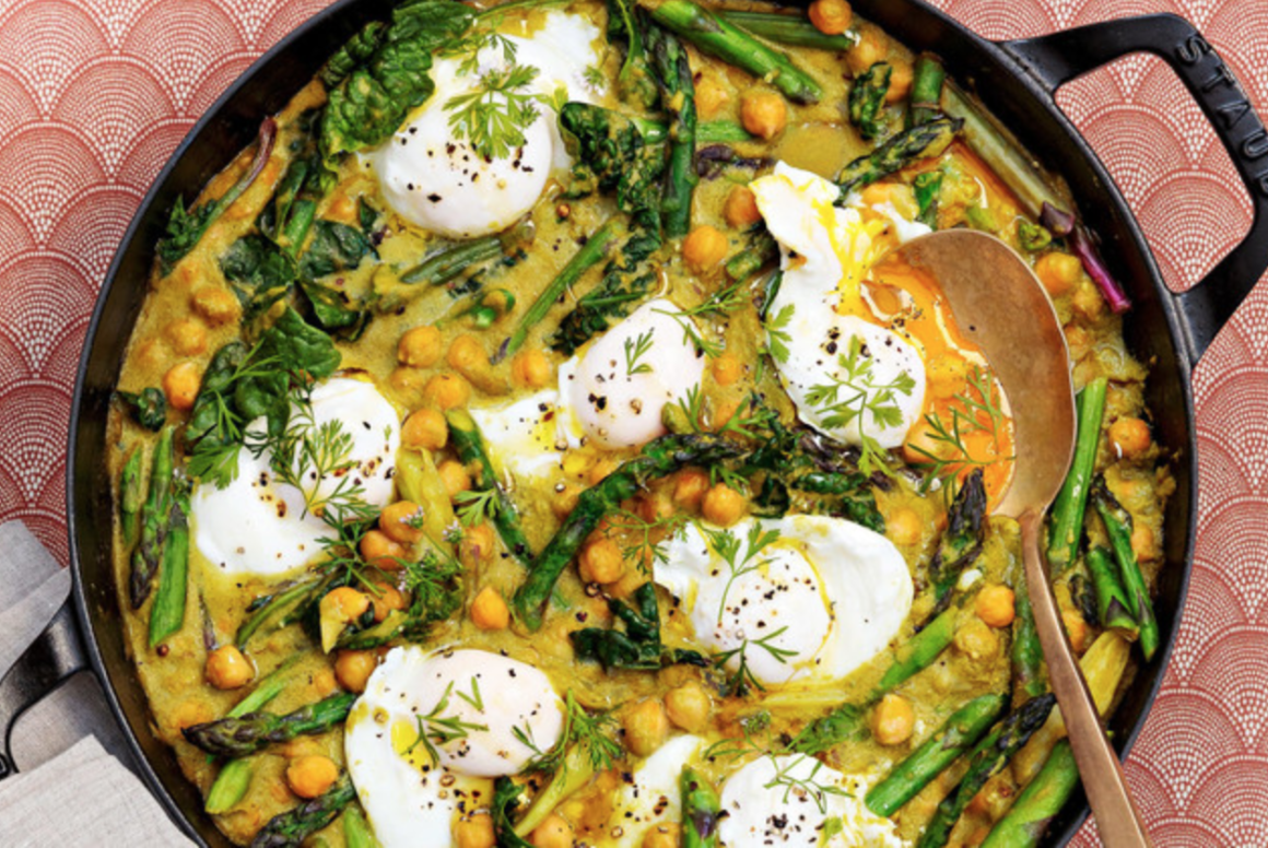 one-pot healthy spring meal, brunch