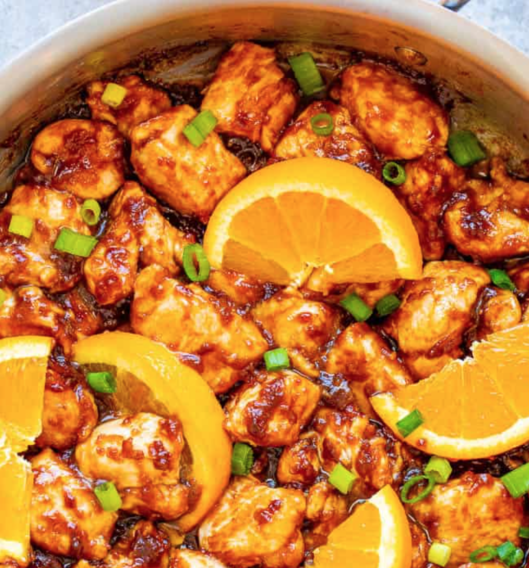 Healthier orange chicken recipe for a kid-friendly dinner