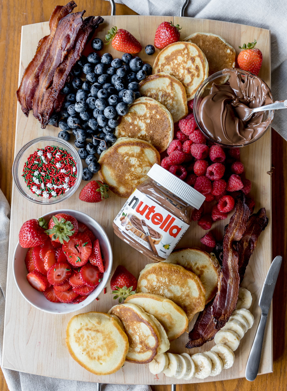 pancake charcuterie board