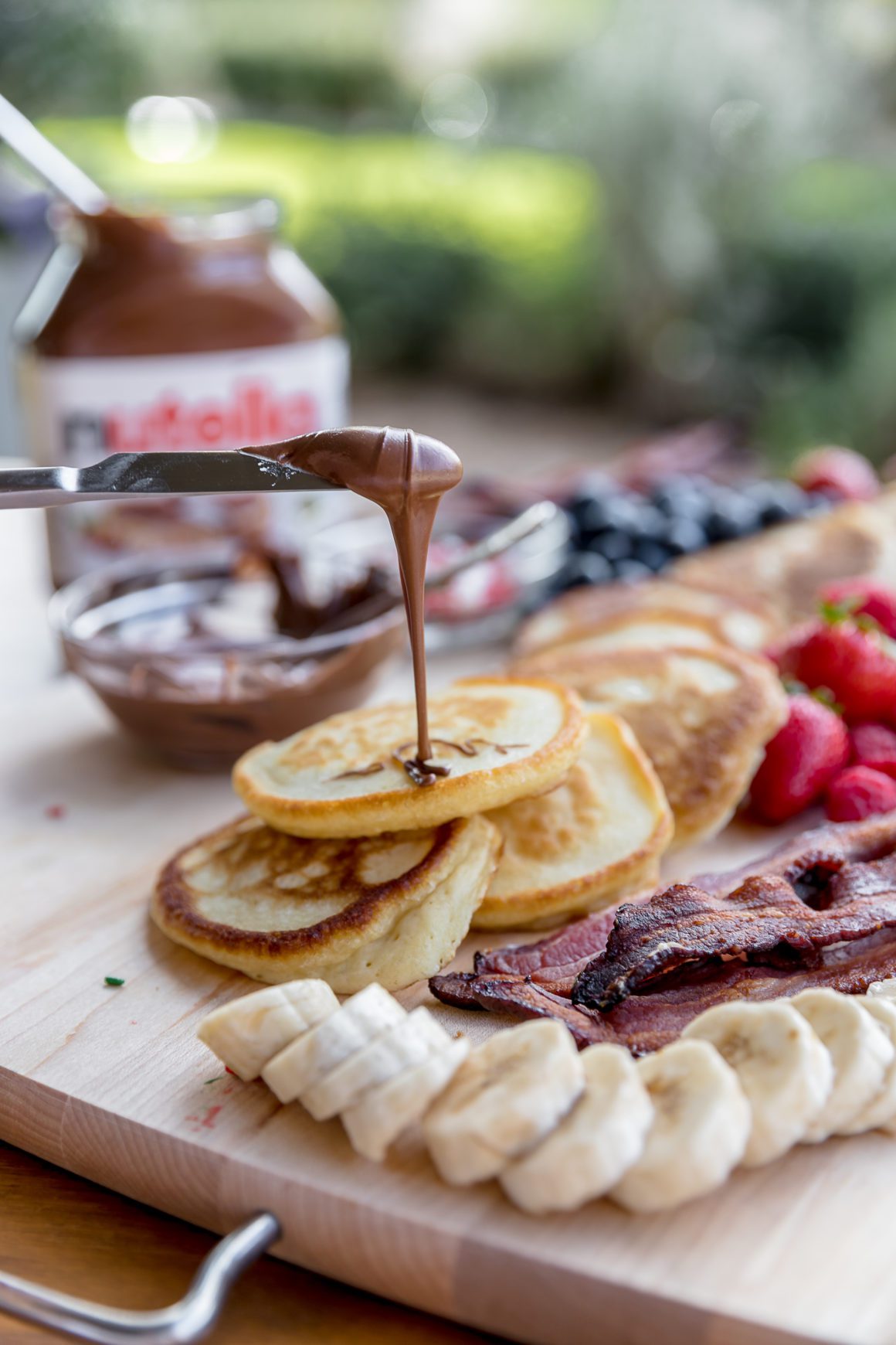 pancake breakfast board