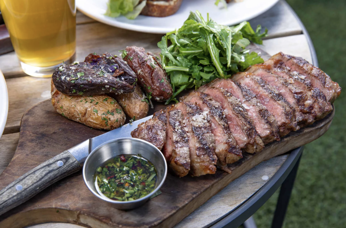 Wagyu Strip Sirloin with Potatoes, Genuine Concepts