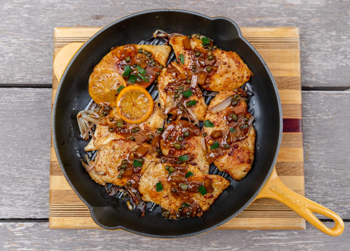 Preserved Meyer Lemon Chicken Piccata